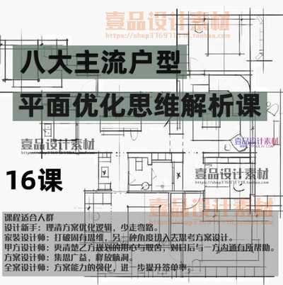 住宅八大户型优化思维解析