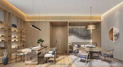 书房3Dmax模型场景+无水印效果图 Vray渲染器