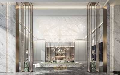 售楼处3Dmax模型场景+无水印效果图 Vray渲染器