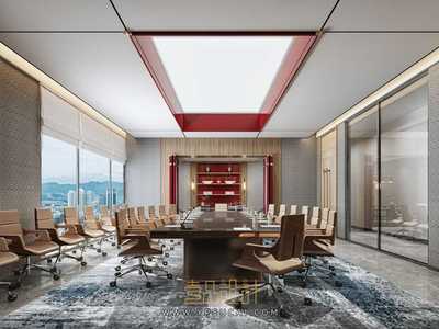 会议室、报告厅3Dmax模型场景+无水印效果图 Vray渲染器