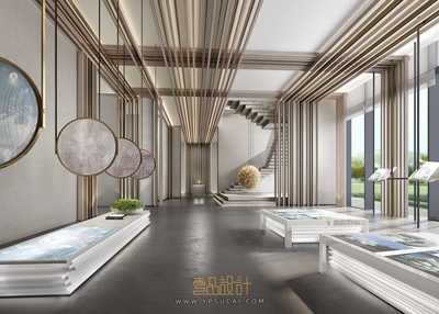 公装空间3Dmax模型场景+无水印效果图 Vray渲染器