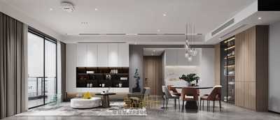 现代客厅3Dmax场景模型+无水印效果图 CR渲染器