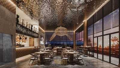 餐饮空间3Dmax场景模型合集+无水印效果图 CR渲染器