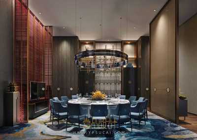 餐厅包间3Dmax场景模型合集+无水印效果图 CR渲染器