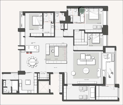 别墅+平层户型优化方案34套 | CAD+PSD+PS插件+CAD打印样式