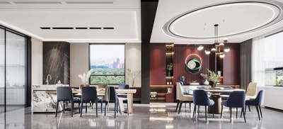 餐厅厨房 3Dmax场景模型40套+无水印效果图 Corona渲染器