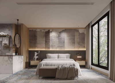 酒店客房 3Dmax场景模型215套+无水印效果图 Corona渲染器