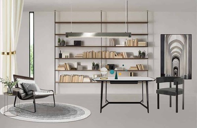 书房软装设计方案10套 JPG+PSD