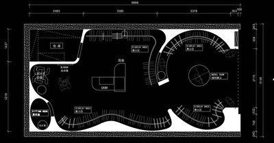 2023精选50套服装店创意构思CAD平面优化方案合集