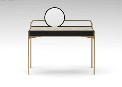 书桌 软装家具白底图