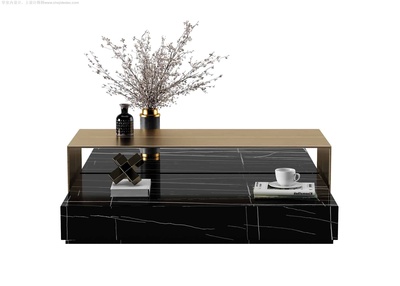茶几 软装家具白底图