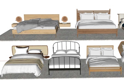民宿度假风床13个