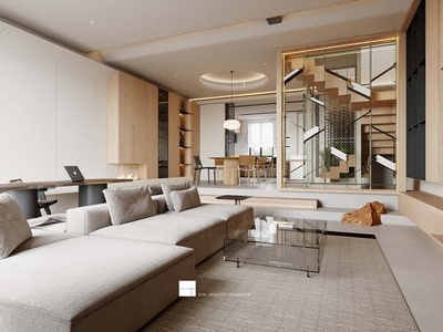 现代别墅住宅CAD施工图+3D模型+效果图