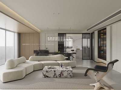 现代简约风住宅CAD施工图+3D模型+效果图