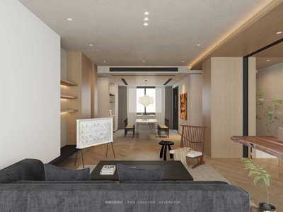 现代混搭风住宅CAD施工图+3D模型+效果图