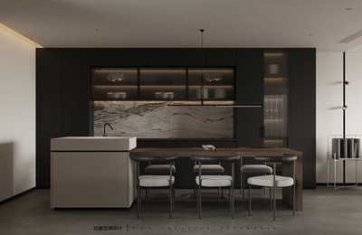 现代简约风住宅CAD施工图+3D模型+效果图