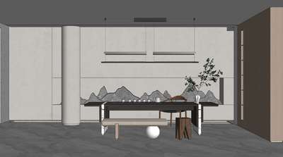 茶室 SU场景模型82套