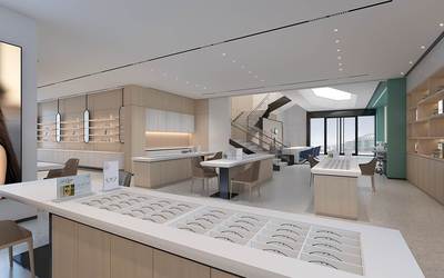 眼镜专卖店CAD施工图 11套