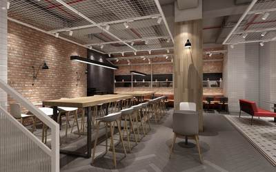 快餐店餐厅CAD施工图 23套