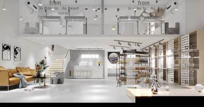 宠物店平面设计CAD施工图