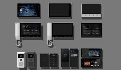 插座开关智能面板SU模型