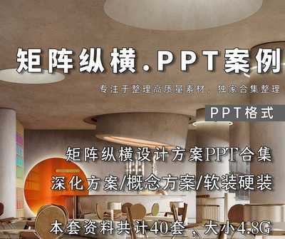 矩阵纵横PPT概念方案