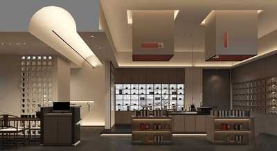 新中式茶文化展厅SU模型合集