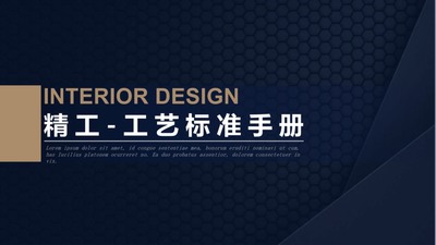 精工工艺标准手册+工地验收管理手册