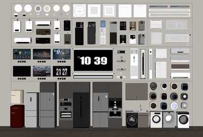 家用电器室内家装SU模型合集