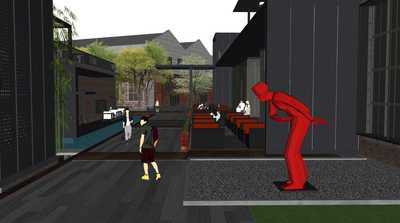 废弃工厂仓库改造SU模型